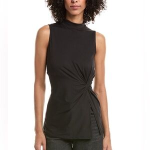 Spanx Butter Twist-Waist Top sleeveless in black Small